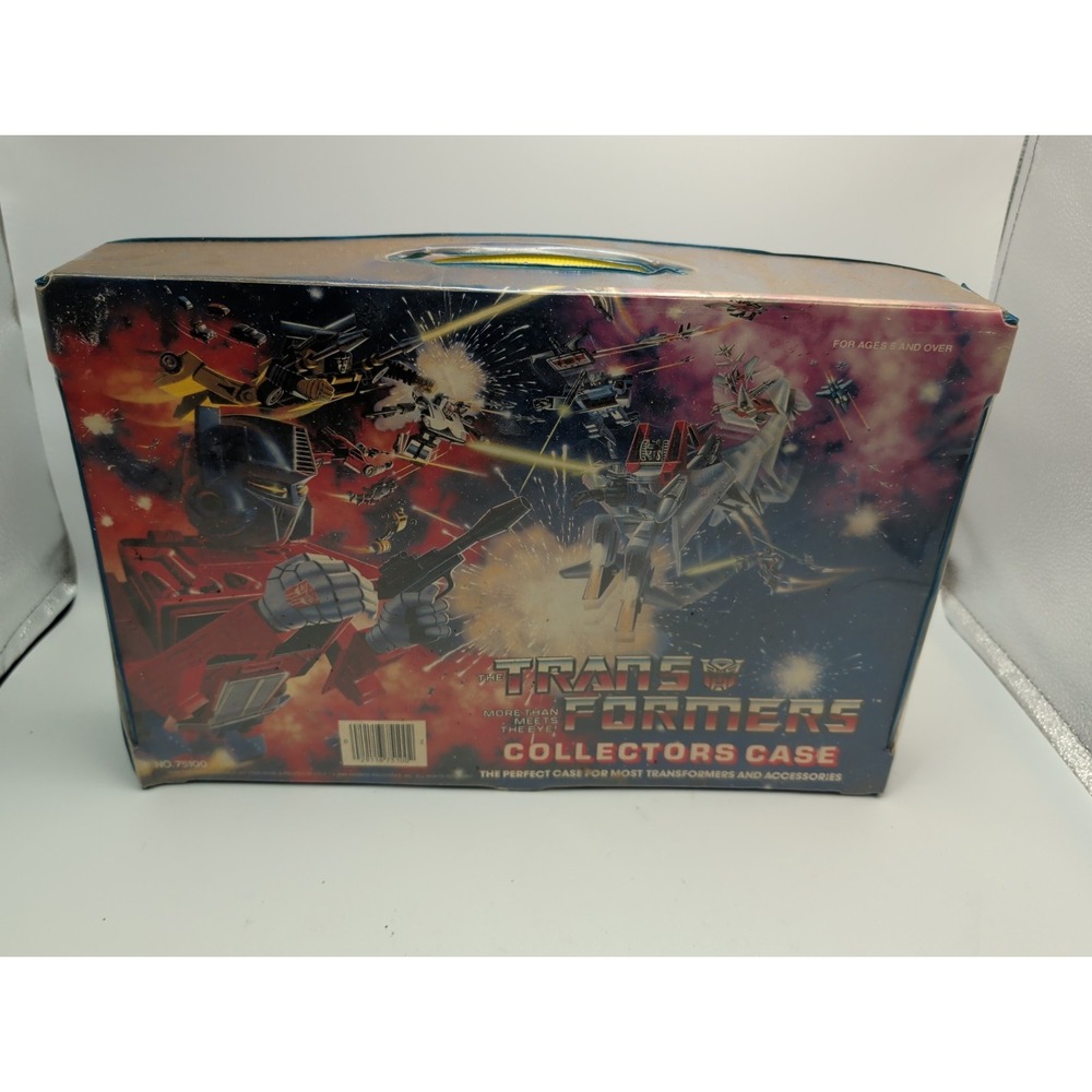 Vintage G1 TRANSFORMERS COLLECTORS‎ CASE 1984 Tara Toy Corp With Tray 75100